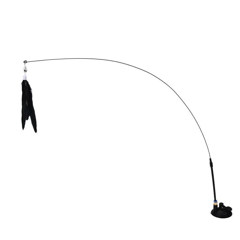 Suction Cup Cat Wand Toy