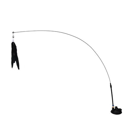 Suction Cup Cat Wand Toy