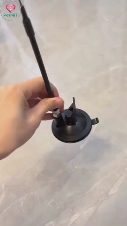 Suction Cup Cat Wand Toy